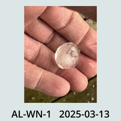 Hail Obs Photo