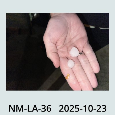 Hail Obs Photo