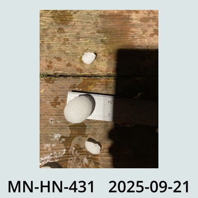 Hail Obs Photo
