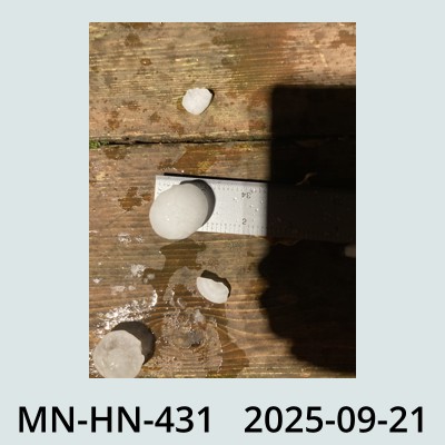 Hail Obs Photo