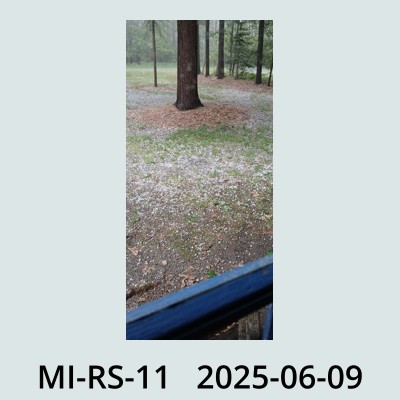 Hail Obs Photo