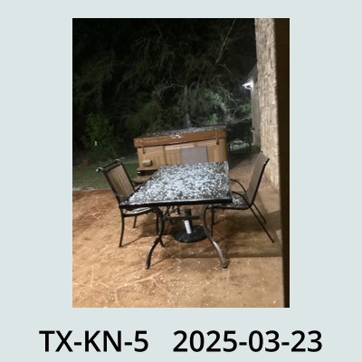 Hail Obs Photo