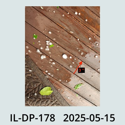 Hail Obs Photo