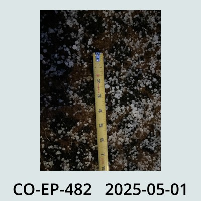Hail Obs Photo