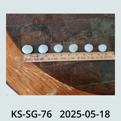 Hail Obs Photo