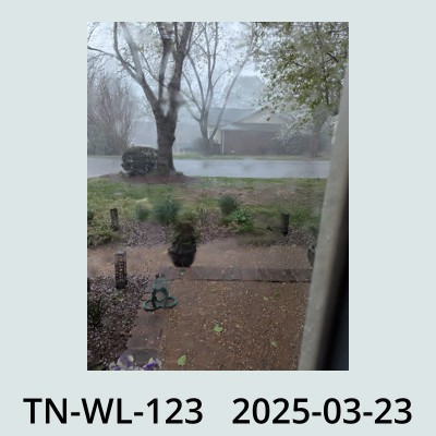 Hail Obs Photo