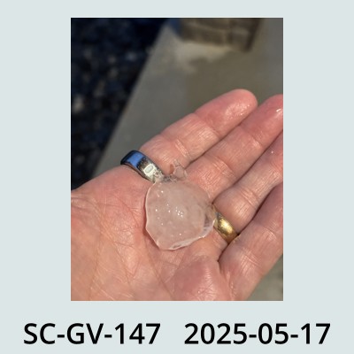 Hail Obs Photo