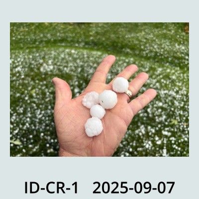 Hail Obs Photo