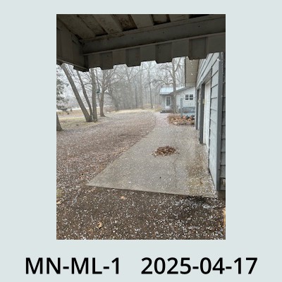 Hail Obs Photo