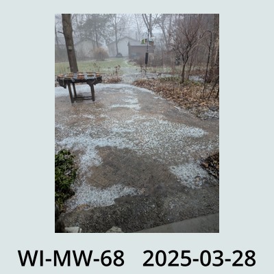Hail Obs Photo