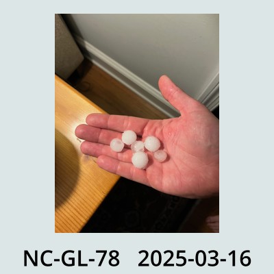 Hail Obs Photo