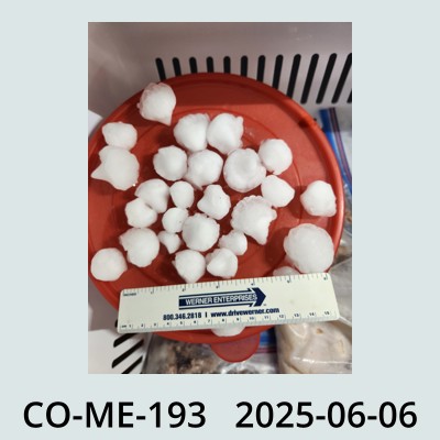 Hail Obs Photo