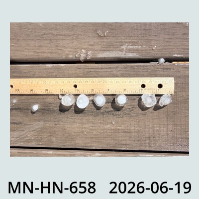 Hail Obs Photo