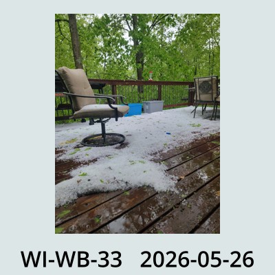 Hail Obs Photo