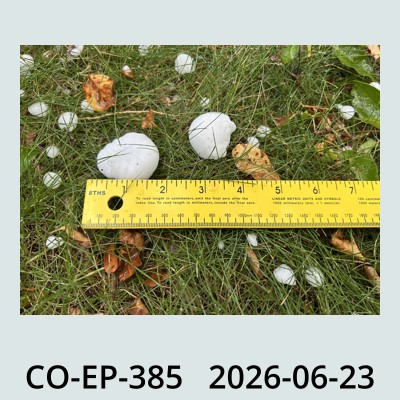 Hail Obs Photo