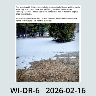 Hail Obs Photo