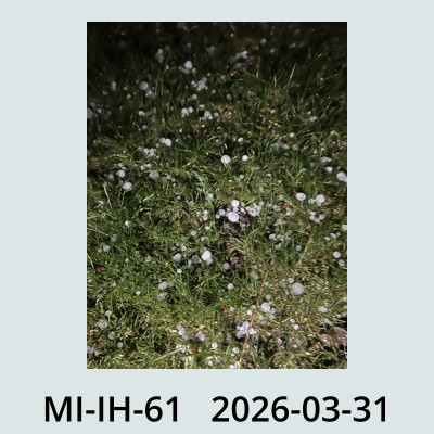 Hail Obs Photo