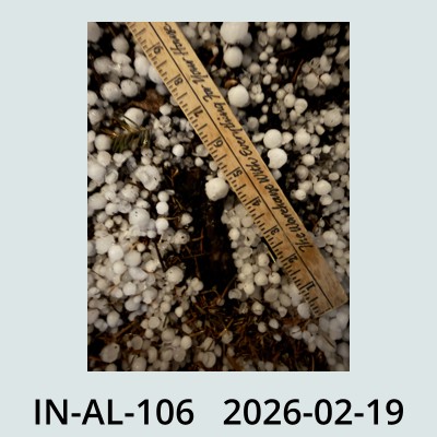 Hail Obs Photo