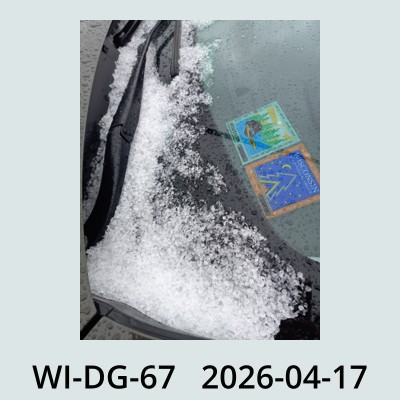 Hail Obs Photo