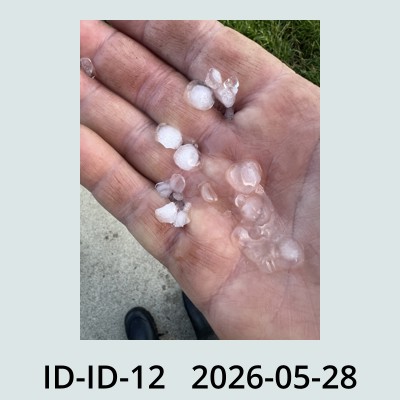 Hail Obs Photo