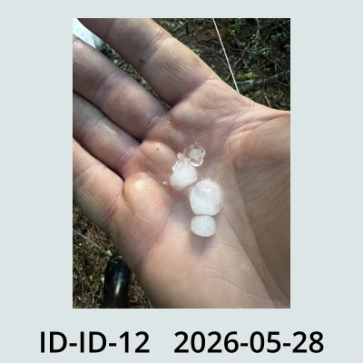 Hail Obs Photo