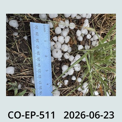 Hail Obs Photo