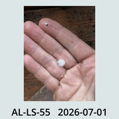 Hail Obs Photo