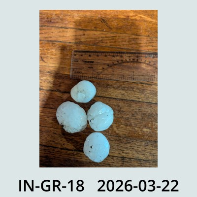 Hail Obs Photo