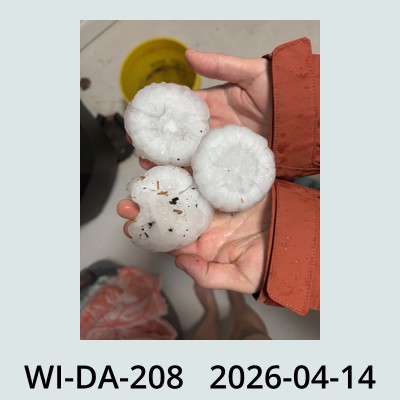 Hail Obs Photo