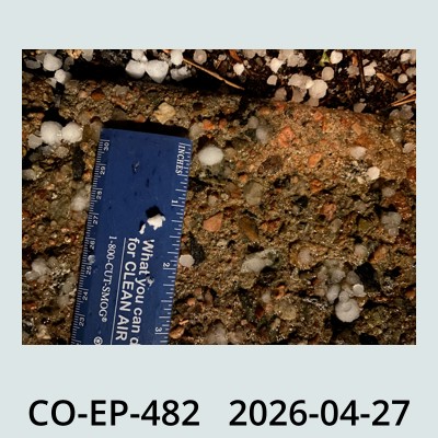 Hail Obs Photo