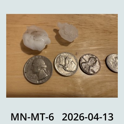 Hail Obs Photo