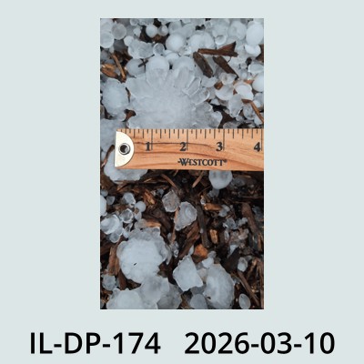 Hail Obs Photo