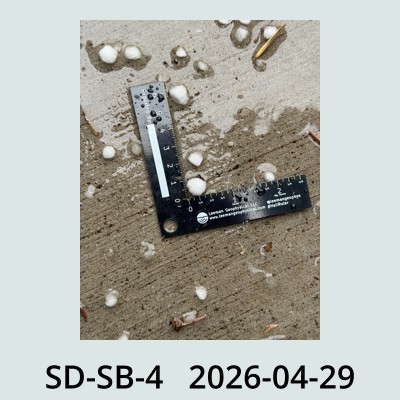 Hail Obs Photo