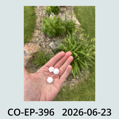 Hail Obs Photo