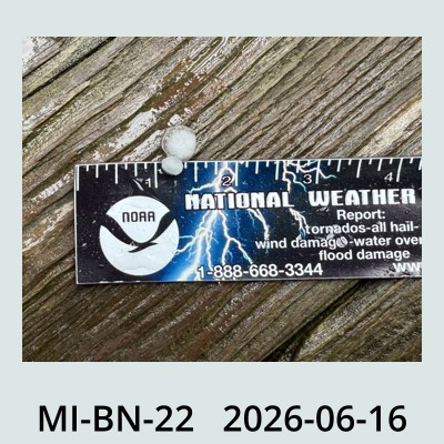 Hail Obs Photo