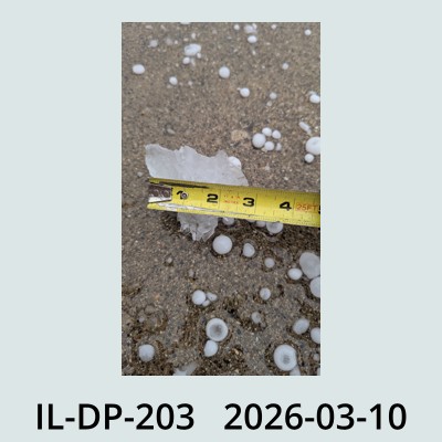 Hail Obs Photo