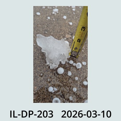 Hail Obs Photo