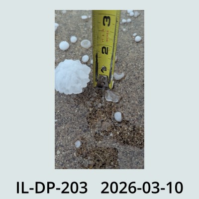 Hail Obs Photo