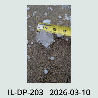 Hail Obs Photo