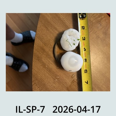 Hail Obs Photo
