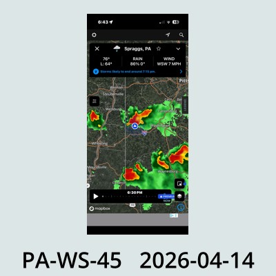 Hail Obs Photo