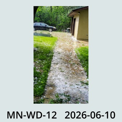 Hail Obs Photo