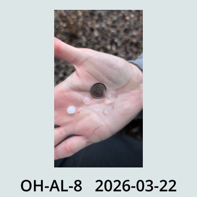 Hail Obs Photo