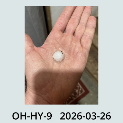 Hail Obs Photo