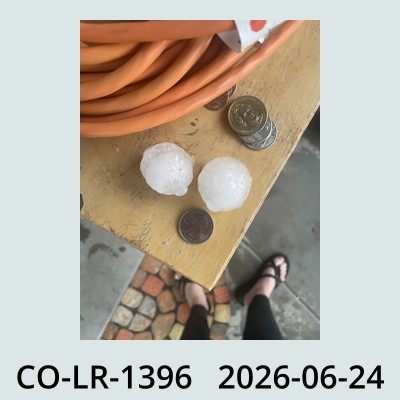 Hail Obs Photo