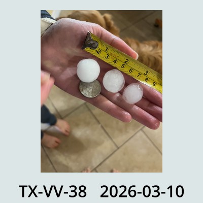 Hail Obs Photo