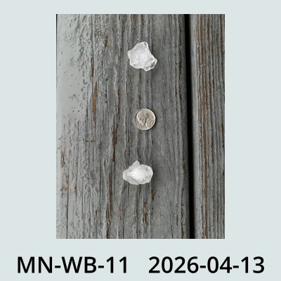 Hail Obs Photo