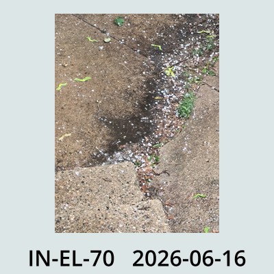 Hail Obs Photo