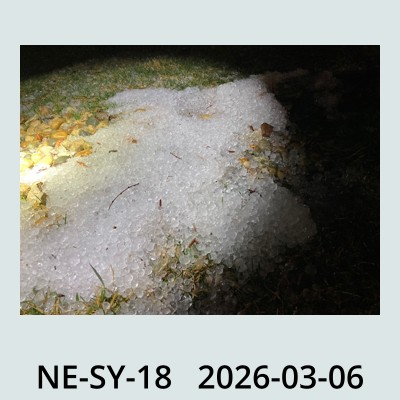 Hail Obs Photo