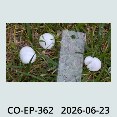 Hail Obs Photo